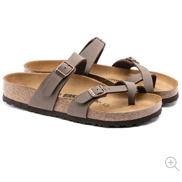 NWT Birkenstock Sandal Mayari
Birkibuc Mocha Brown copper buckle. New. - Picture 2 of 15